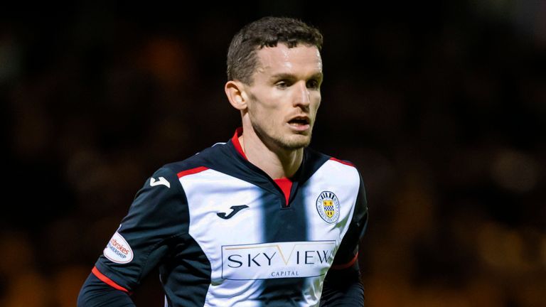 St Mirren's Paul McGinn has scored twice and created six goals in all competition for the club this season