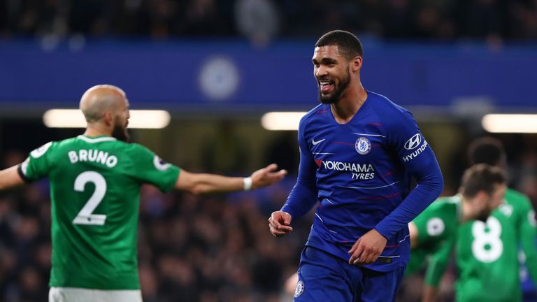 Ruben Loftus-Cheek celebrates making it 3-0