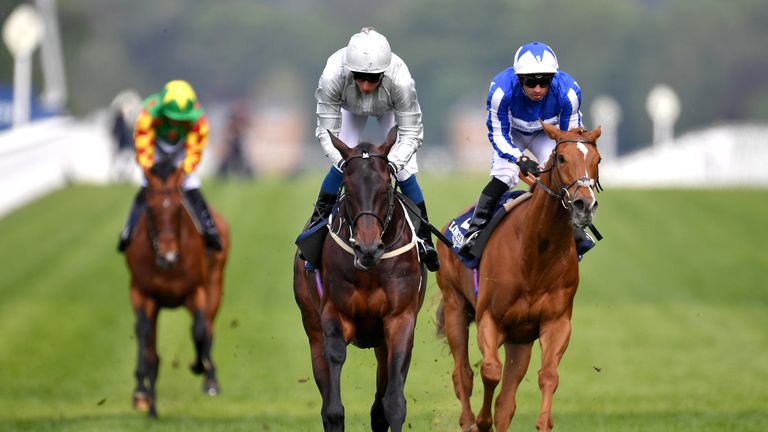 Dee Ex Bee wins the Sagaro Stakes at Ascot