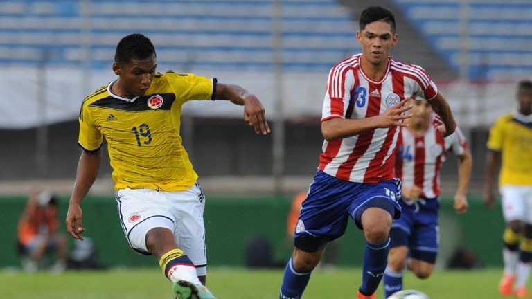 Alfredo Morelos has made two previous appearances for the Colombia national side