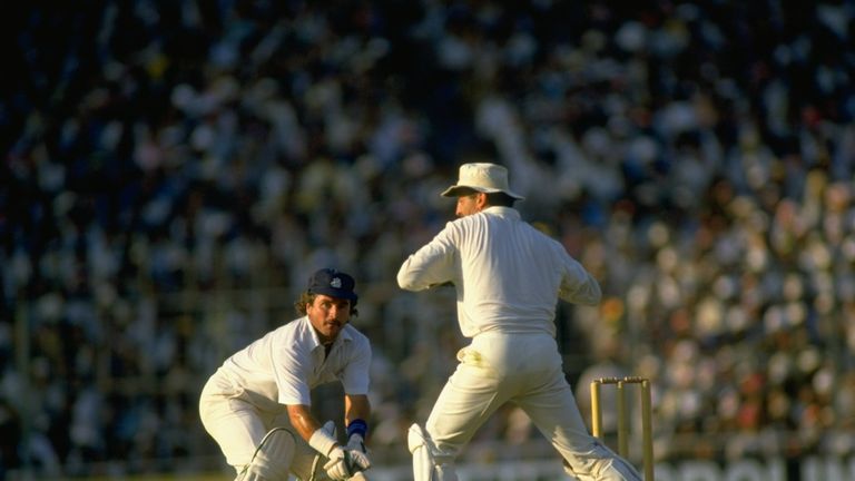 Allan Lamb held his nerve to see England to an unlikely victory against West Indies