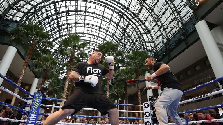 Ruiz Jr provides the opposition for Joshua on Saturday