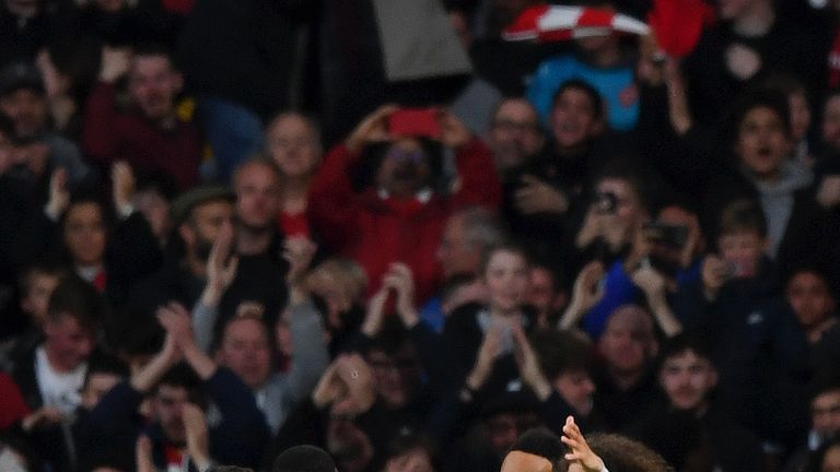 Alexandre Lacazette doubled his Europa League tally for the season with his two goals