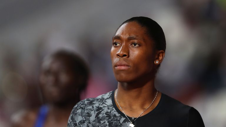 Caster Semenya says she is 'sticking to the same plans' after telling reporters she will defy the IAAF's ruling to take medication to lower her testosterone levels when competing