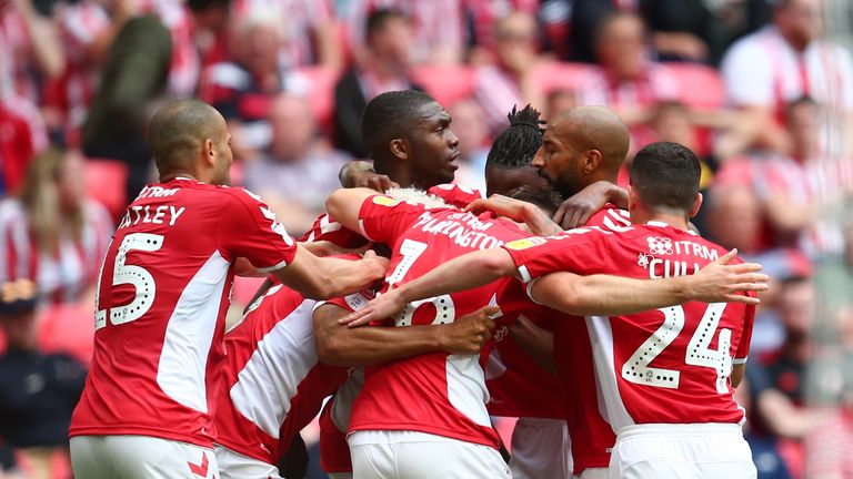 Charlton earned a last-gasp win at Wembley