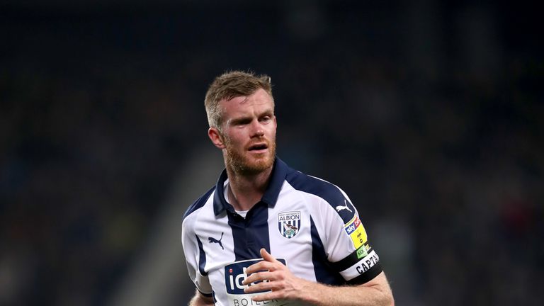 Chris Brunt will be at West Brom for a further year