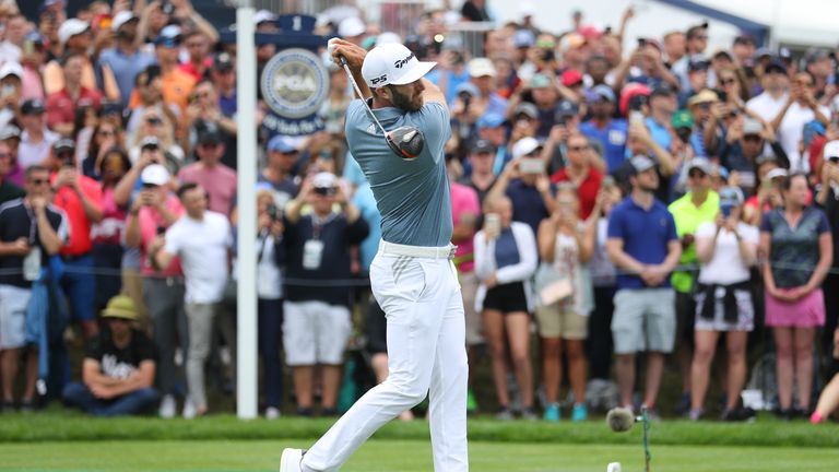 Johnson bogeyed 16 and 17 to the relief of Koepka