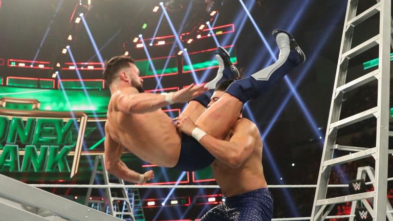 Finn Balor took some horrific-looking bumps in the brutal men's ladder match