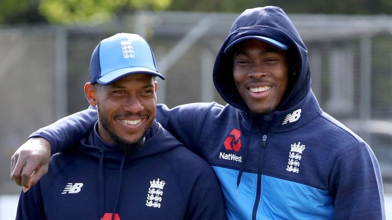 Jofra Archer says he would not be part of England's World Cup squad if not for meeting Sussex team-mate Chris Jordan.