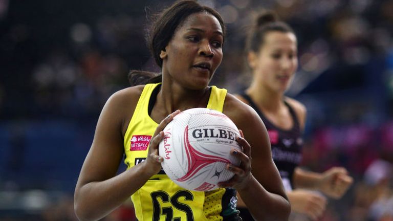 Joyce Mvula in action on the opening day of the 2019 Superleague season