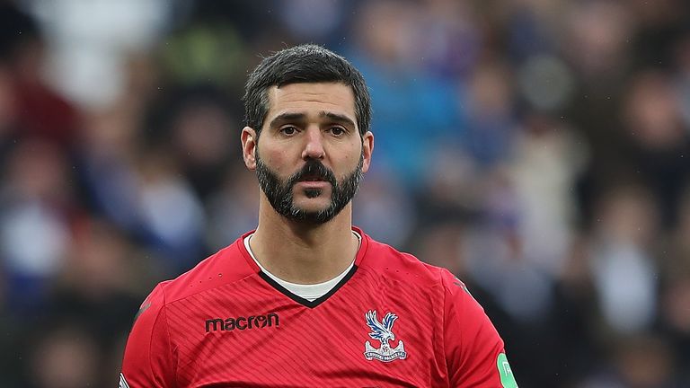 Julian Speroni has made 405 appearances for Crystal Palace