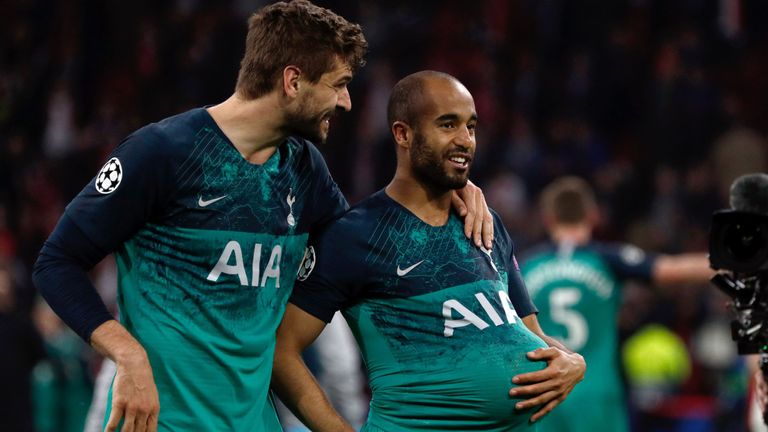 Fernando Llorente was influential in Lucas Moura’s memorable winning goal in the semi-final against Ajax