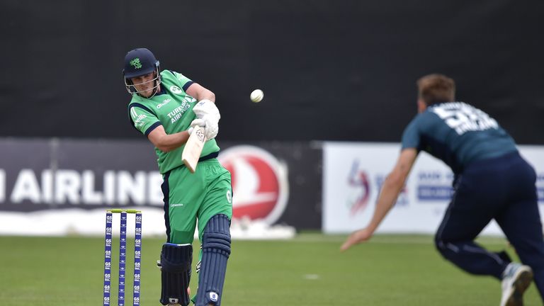 Mark Adair helped Ireland post a competitive score in Dublin