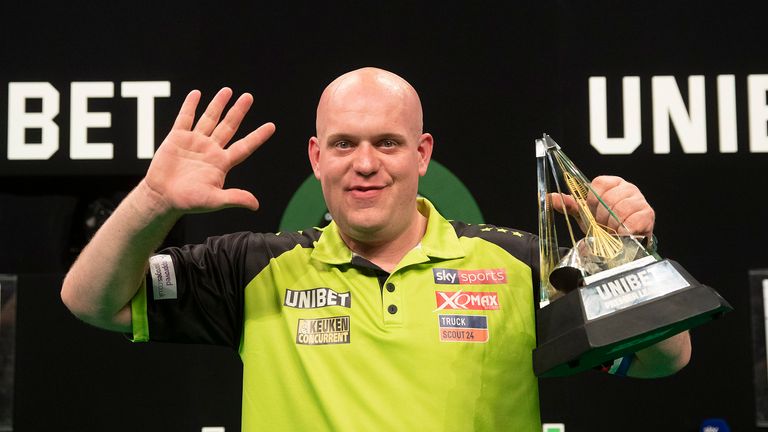 Michael van Gerwen ha ganado cinco títulos de la Premier League