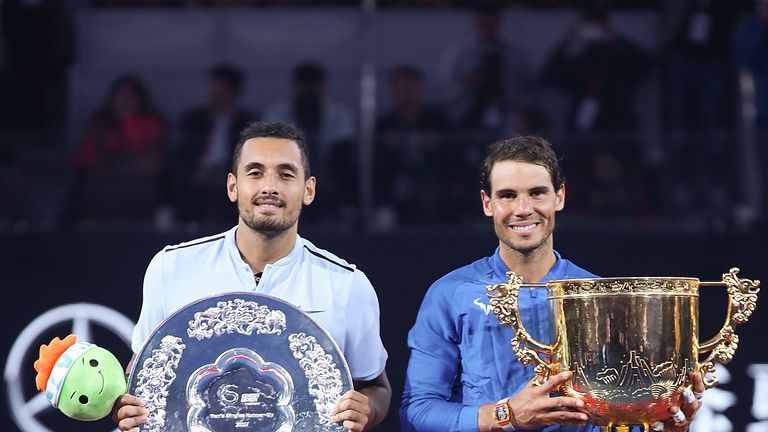 Kyrgios said Rafa Nadal was 'super salty' whenever he was beaten on court