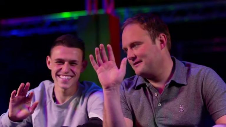 Foden spoke to Soccer AM's Tubes