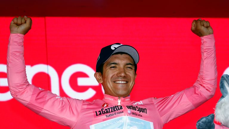 Richard Carapaz ganó su primer Gran Tour en el Giro de Italia