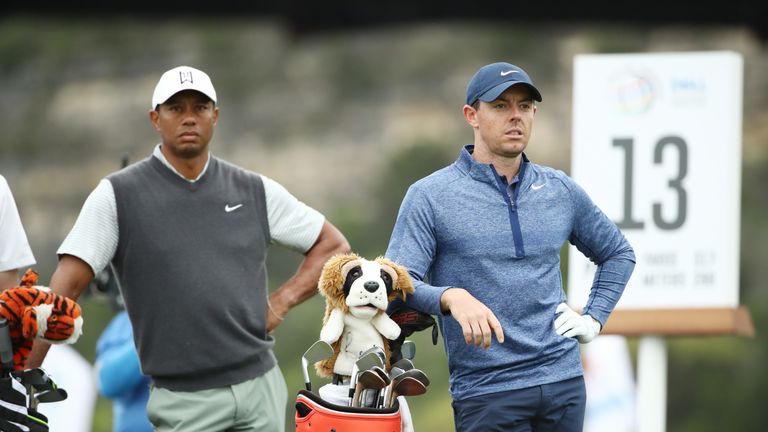 Woods and McIlroy are both playing in the Zozo Championship later in the week
