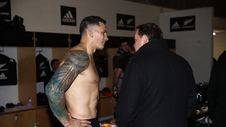 Sonny Bill Williams has played 37 of his 51 Tests under Steve Hansen