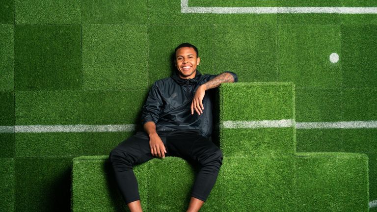 Weston McKennie was speaking at the launch of the new adidas Nemeziz 19+ boots in Herzogenaurach