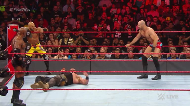 Ricochet earned the biggest main-roster match of his WWE career by beating four other superstars for a United States title opportunity at Stomping Grounds