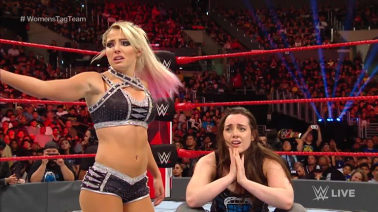 Nikki Cross was furious with Bayley after her involvement proved costly to her and Alexa Bliss in their tag title match against the IIconics
