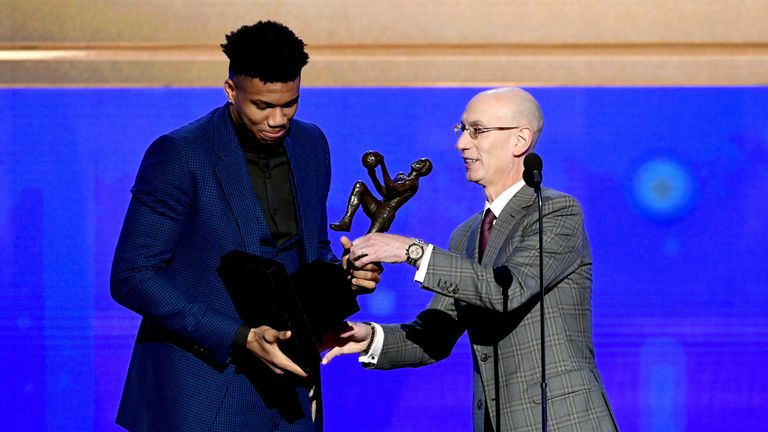 Antetokounmpo was named 2018-19 Most Valuable Player at the NBA Awards.