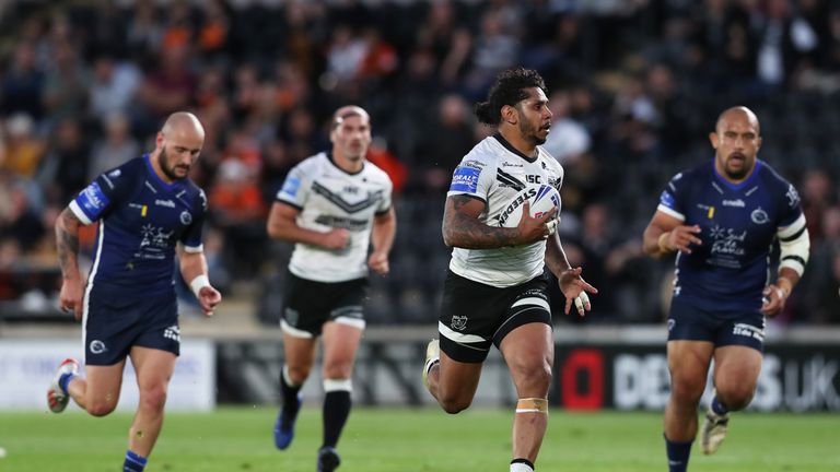 Albert Kelly scored two tries for Hull FC against Salford