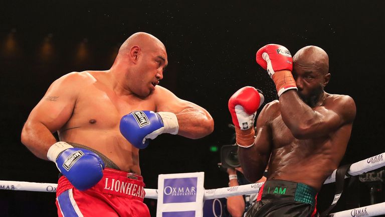 Alex Leapai stands in the way of Parker's plans