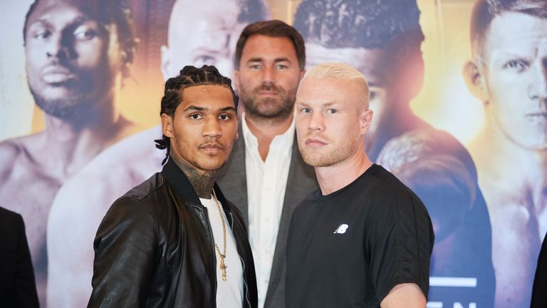 Benn's 14-fight unbeaten record is at stake