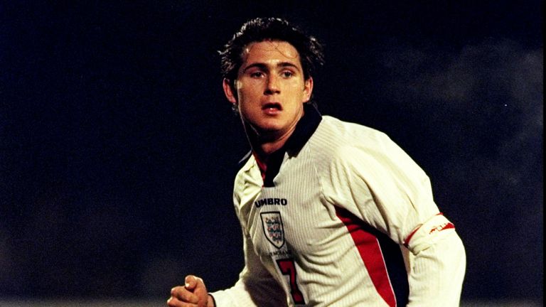 How many players earned more England U21 caps than Frank Lampard?