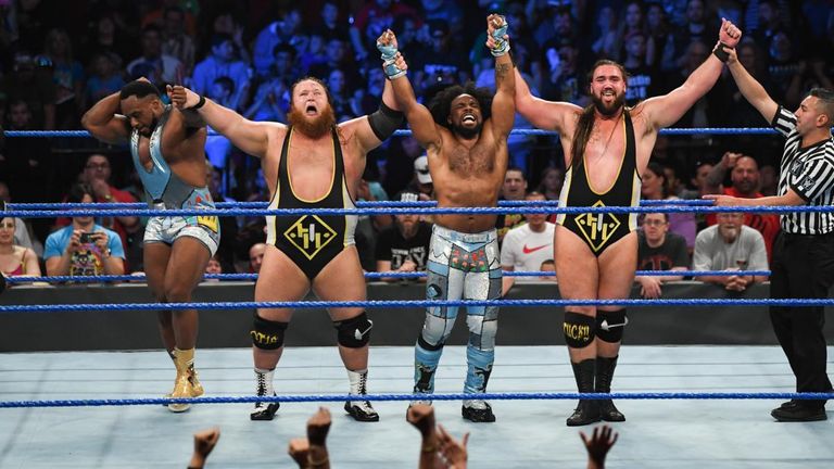 The New Day make the wild card switch from SmackDown to Raw to face the Viking Raiders tonight