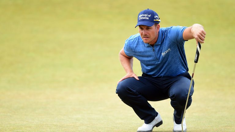 Henrik Stenson was unimpressed with the greens at Chambers Bay, likening them to 'putting on broccoli'