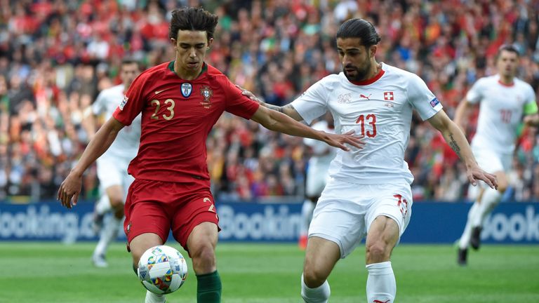 Felix made his international debut in the UEFA Nations League semi-final between Portugal and Switzerland