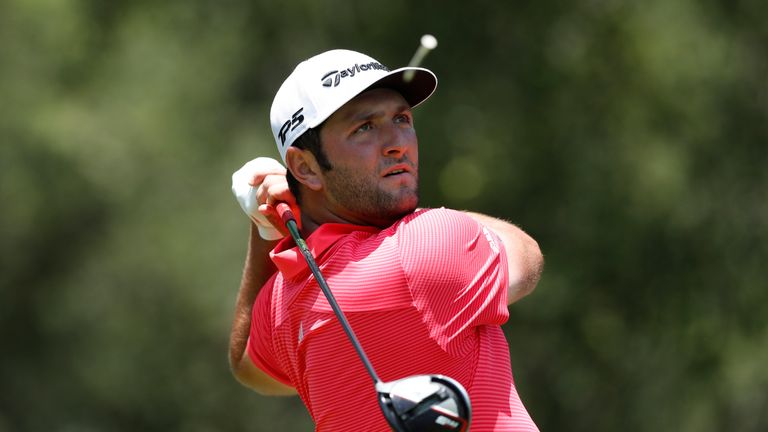 Jon Rahm led the chase but faltered after the turn