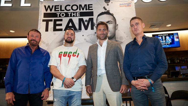 Parker's team have linked up with promoter Eddie Hearn