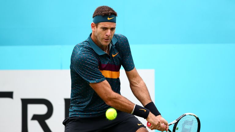 Juan Martin del Potro will miss Wimbledon after fracturing his right knee cap for the second time in the space of nine months