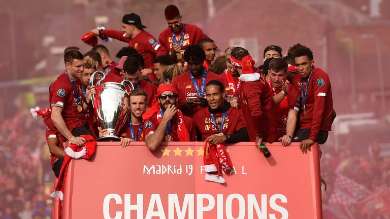 Liverpool celebrated a Champions League triumph at the weekend