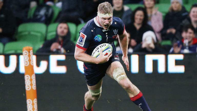 Matt Philip got a consolation try for the Rebels