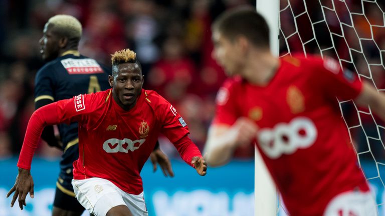 Djenepo anotó 11 goles en todas las competiciones para Standard Liege el último período