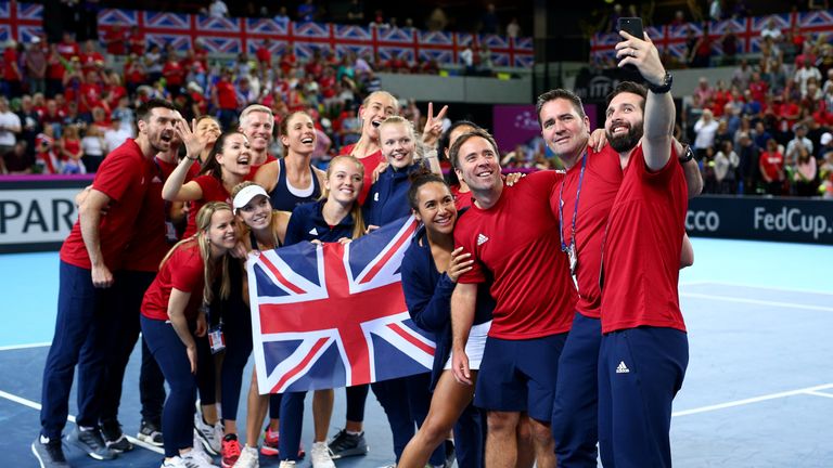 El equipo británico espera ganar más de Billie Jean King, la ex Fed Cup, a finales de este mes.