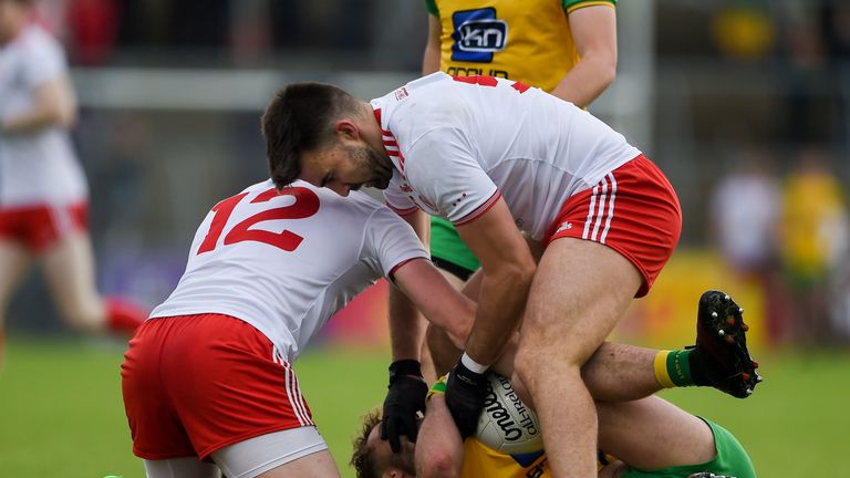 McCann received a two-game ban for an incident during Tyrone's loss to Donegal