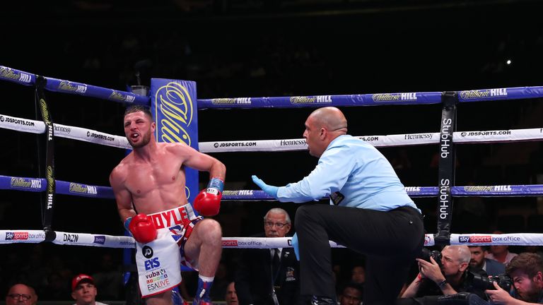 Coyle was dropped by a body shot in the fourth against Algieri
