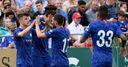 Giroud double seals Lampard's first win