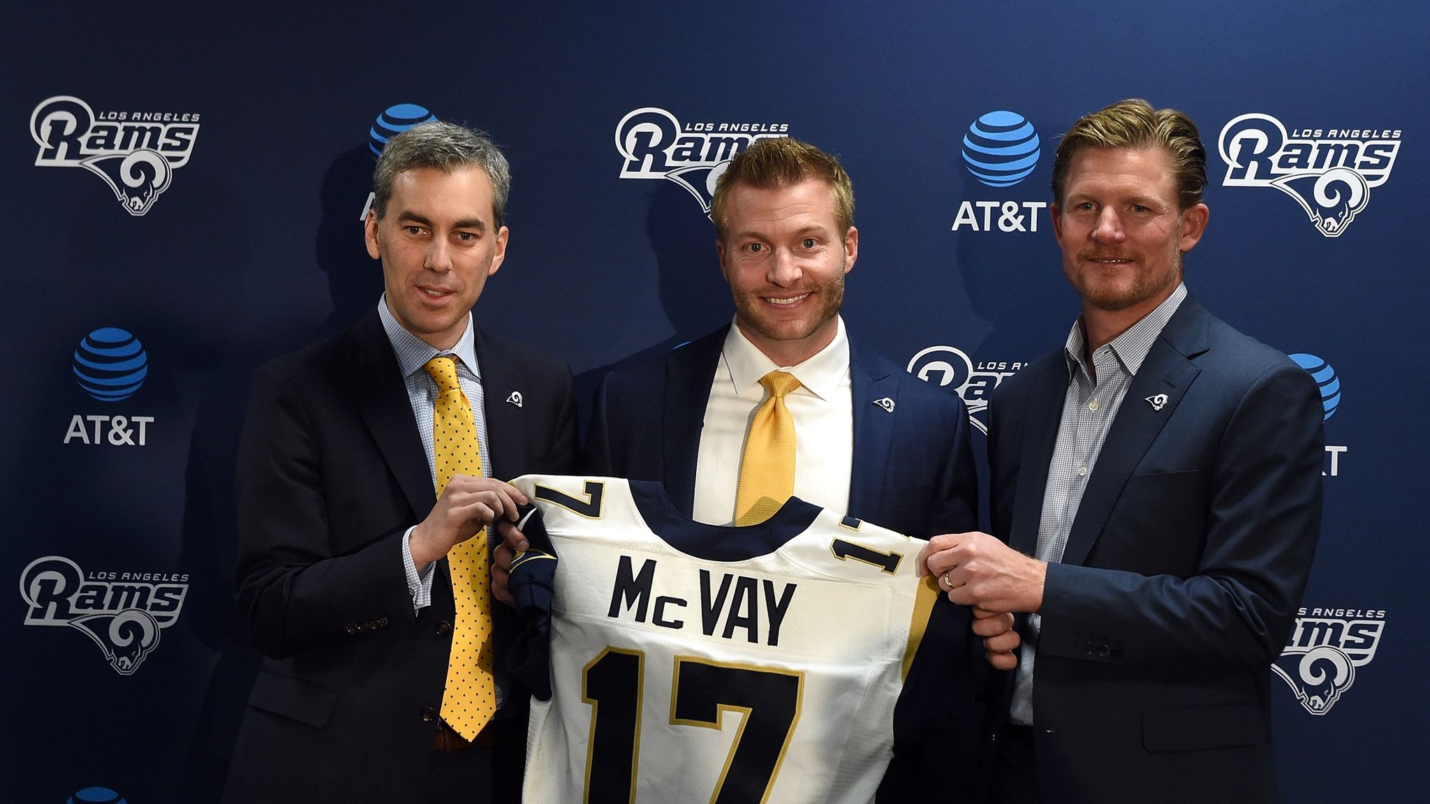 Rams general manager Les Snead, head coach Sean McVay agree to