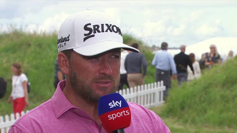 Graeme McDowell was in high spirits after posting a three-under 68, his best score of the week so far