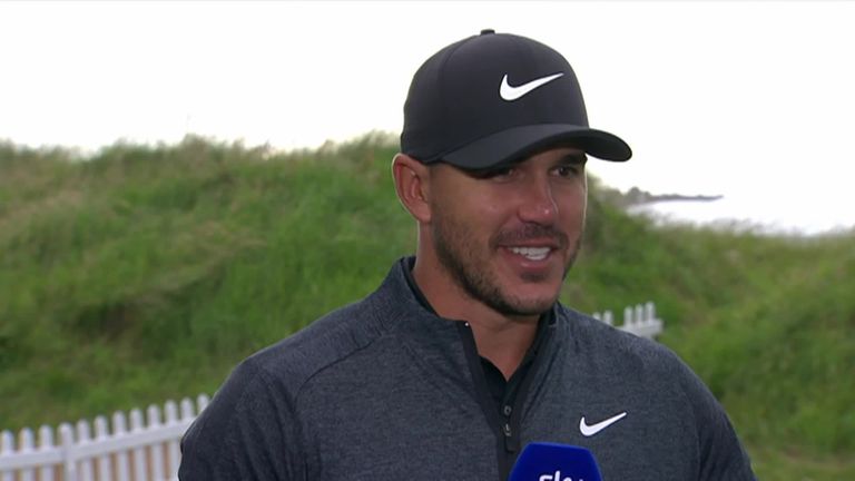 Brooks Koepka was satisfied with his opening 68 at The Open