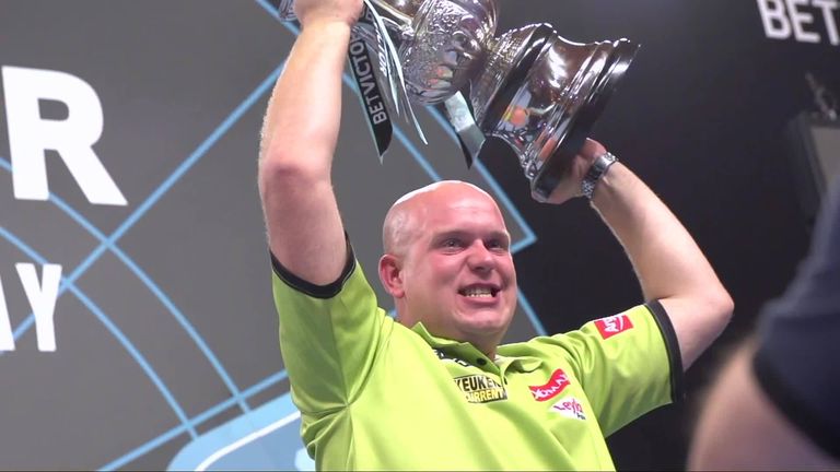 A look back at when Van Gerwen first claimed World Matchplay glory in 2015