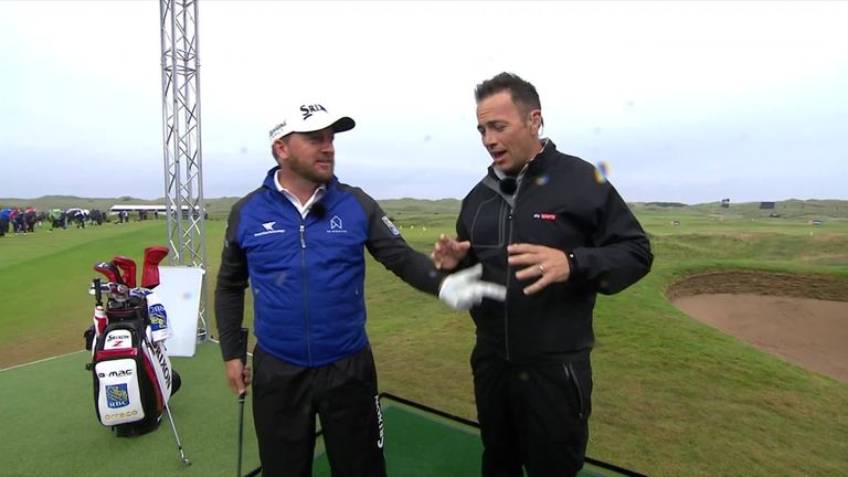 Graeme McDowell made easy work of the '148-yard challenge' as he continued his preparations for The Open at Royal Portrush. 