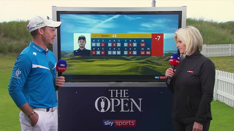 Danny Willett shares his thoughts on his 65 in the third round